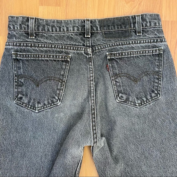 Vintage Levi’s Men’s High Waisted Light Black Jeans 32x32 - Picture 13 of 13